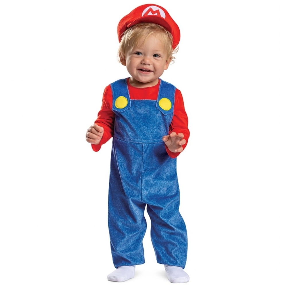 Nintendo Super Mario Bros. Mario Halloween Costume 12 - 18 Months Infants Baby's